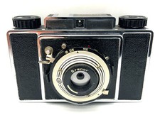 Welta Reporter Sucherkamera mit Branar 75mm Mittelformatkamera Analogkamera