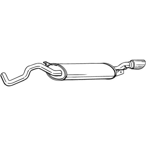 Bosal rear muffler - rear,