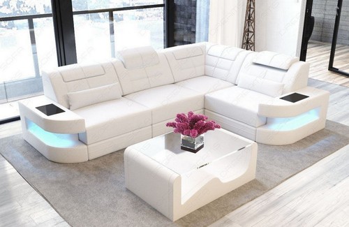 Ledersofa luxus couch - ledersofa,