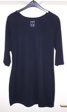 Esmara Basic Longshirt Longsleeve 3/4 Arm schwarz Gr. L