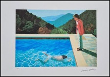 DAVID HOCKNEY * Portrait of...* 50 x 35 cm * signed lithograph*limited # 110/500