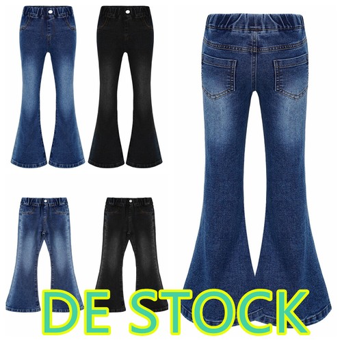 Mädchen schlaghose jeans - schlaghose,