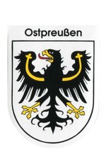 Wappenaufkleber - Ostpreußen
