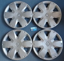 4 Radkappen für Renault Megane  in 15 Zoll" Night & Day"dark