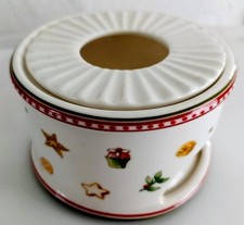 Villeroy Boch Winter Bakery Stövchen Klein wie neu Christmas D= 9,5 H= 6,5 cm