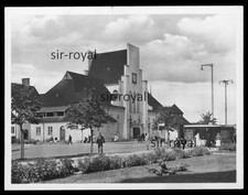 Gotenhafen um 1940 - Bahnhof - Gdynia Gdingen- Foto 9x7cm