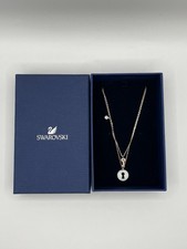 Swarovski Halskette mit Schloss & Schlüssel Anhänger