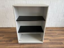 Steelcase Aktenregal 3 Ordnerhöhen grau schwarz 80cm