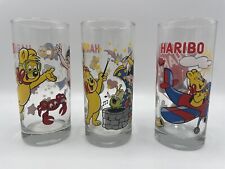 3er Set Haribo Gläser Sammelglas Gummibärchen Glas