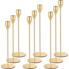 	Kerzenständer Gold 9 Set Neu