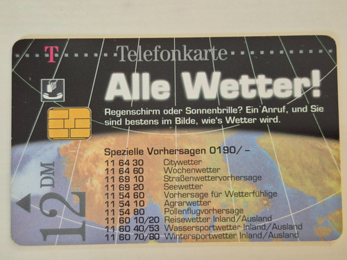 Telefonkarte telekom - 12,