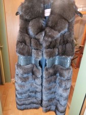 YVES SALOMON Pelz Weste Zobel
