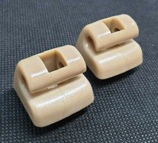 2x Sonnenblende Halter Creme passend Für Mercedes W201 W124 C124 S124 W126 C126