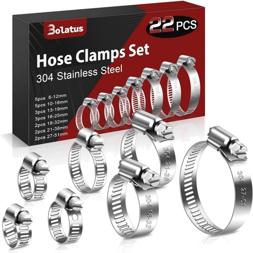 Schlauchschellen set 51mm - schlauchschellen, 6-51mm