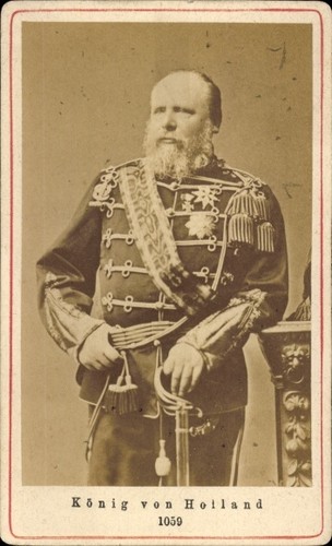 Cdv wilhelm iii - wilhelm, könig