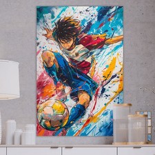Fussball Leinwand Bild Soccer