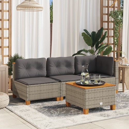 Gartensofa mit kissen - mit,