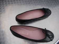 Ballerinas von Pretty Ballerinas,Gr.37,Lackleder,stahlgrau,neuwertig