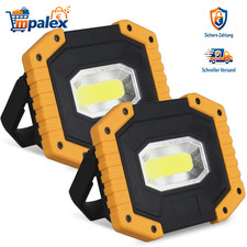 LED Baustrahler Akku 2 Stück