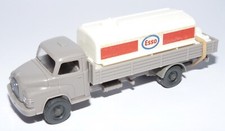 Wiking ++ MAN Kurzhauber Esso Tankwagen ++ komplett hellgraubeige ++ RAR ++#P_40