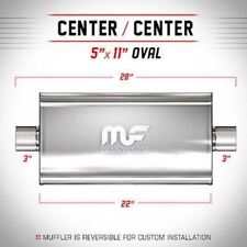 Universal Schalldämpfer/Schalldämpfer 3"" C/C oval 5"" x 11"" | Magnaflow #12579