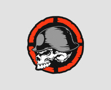 Metal Motocross Aufkleber Sticker Enduro MTB Quad MM Skull Totenkopf Bike