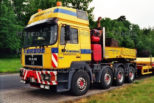 Lkw foto man f2000 schwerlast - foto,