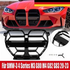 1x Schwarz Glänz Gitter Kühlergrill Grill CSL Style Für BMW M3 G80 M4 G82 G83