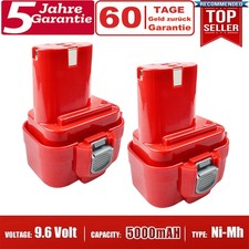 2x 5.0AH Für Makita PA09 9,6V