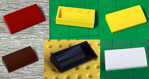 Lego rundstein 2x4 - -,