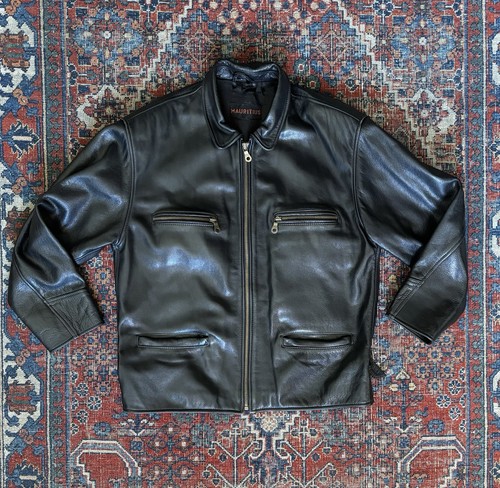 90s y2k lederjacke racer - lederjacke,
