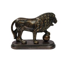 Metall Löwe Tischplatte Deko