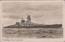 AK Postkarte Panzerschiff Admiral Graf Spee Kriegsmarine Feldpost 1942