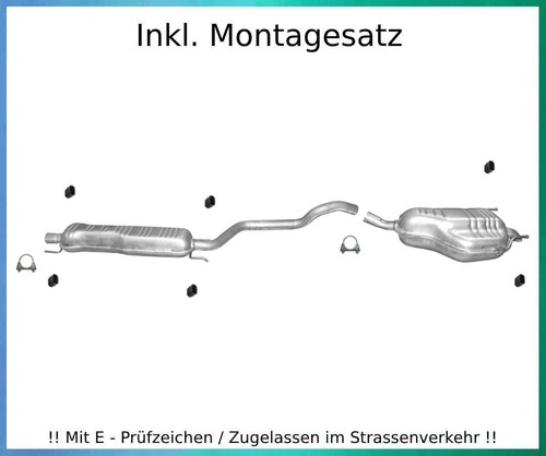 Auspuffanlage opel zafira - opel, b