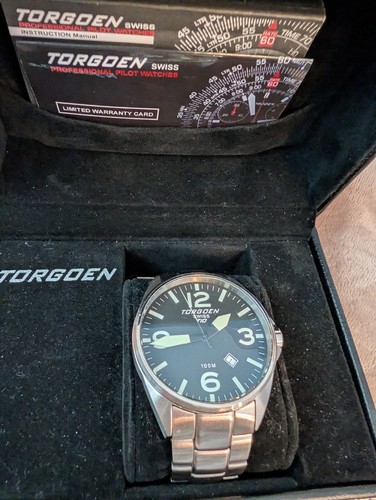 Torgoen t10 pilot watch - torgoen,