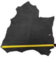 Lederhaut Schwarz Echtleder  Lammleder Echt Leder 52x50 Cm