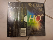 2 VHS Leerkassetten Fuji HQ+ 60m