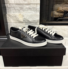 Prada Brushed Leather Low-Top