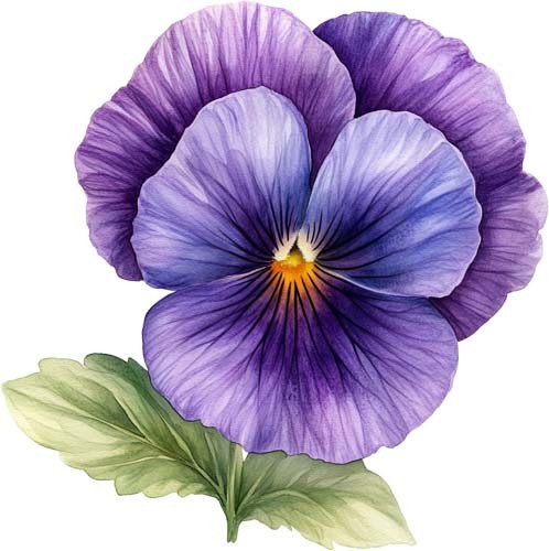 Aquarell blume wandbild - aquarell,