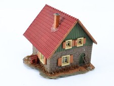 Spur H0 Gebäude Haus mit Wasserrad Wassermühle 