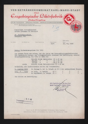 Bockau brief 1968 - bockau,,