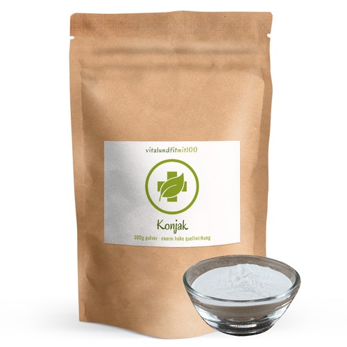 Konjak pulver glucomannan - konjak,