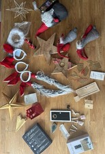 Riesen Paket Weihnachtsschmuck Christbaumschmuck ca. 40 Teile teils neu