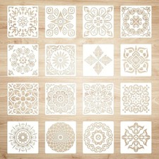 Mandala schablonen kunst set - kunst,
