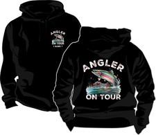 Forellenangeln Forellen Angler on Tour Pulli Sweatshirt Kapuzenpullover Hoody 9