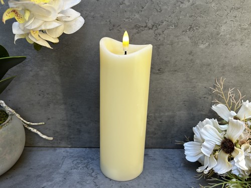 Led kerze warm creme 20cm - kerze,