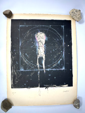 Farblithographie Im Visier