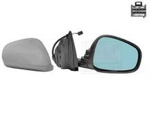 VAN WEZEL 0113808 Außenspiegel Seitenspiegel Rechts Konvex Beheizt Grundiert