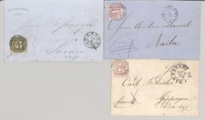 Thurn taxis 3 briefe mit - &,