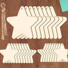 25 x unfertige Holzscheiben